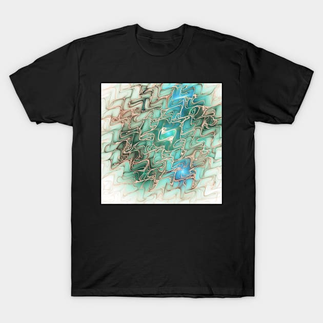 Turquoise dreams T-Shirt by krinichnaya